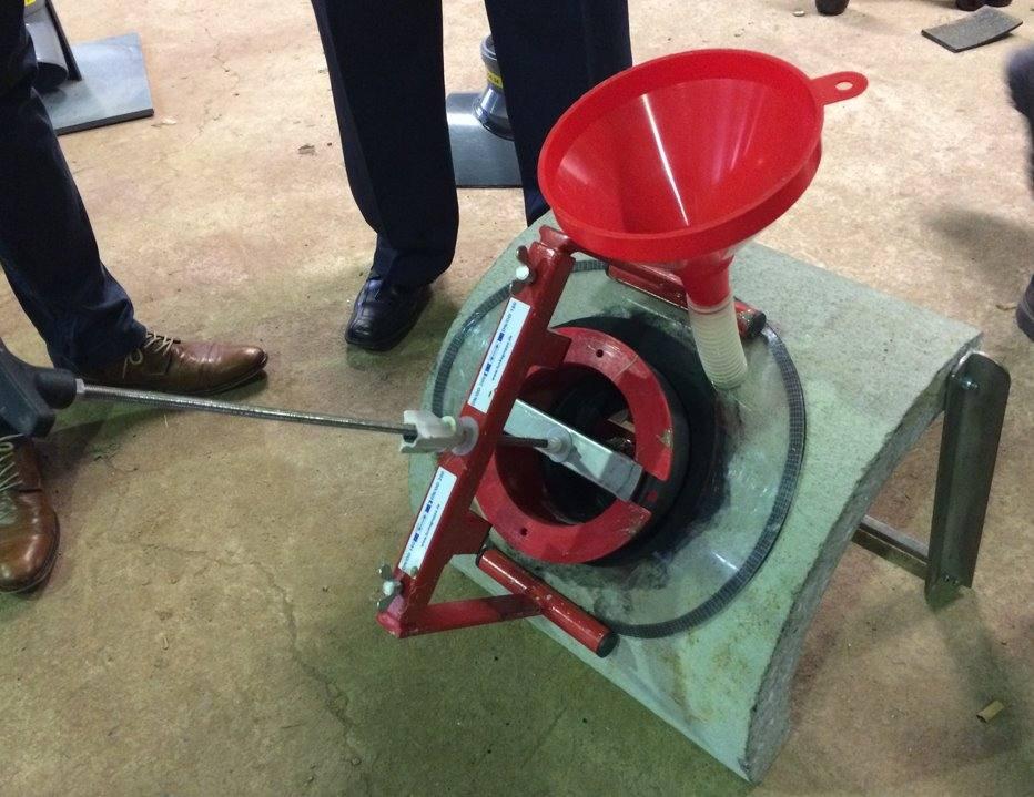 Nachträgliche Sanierung eines herausgemeiselten Seitenanschlusses